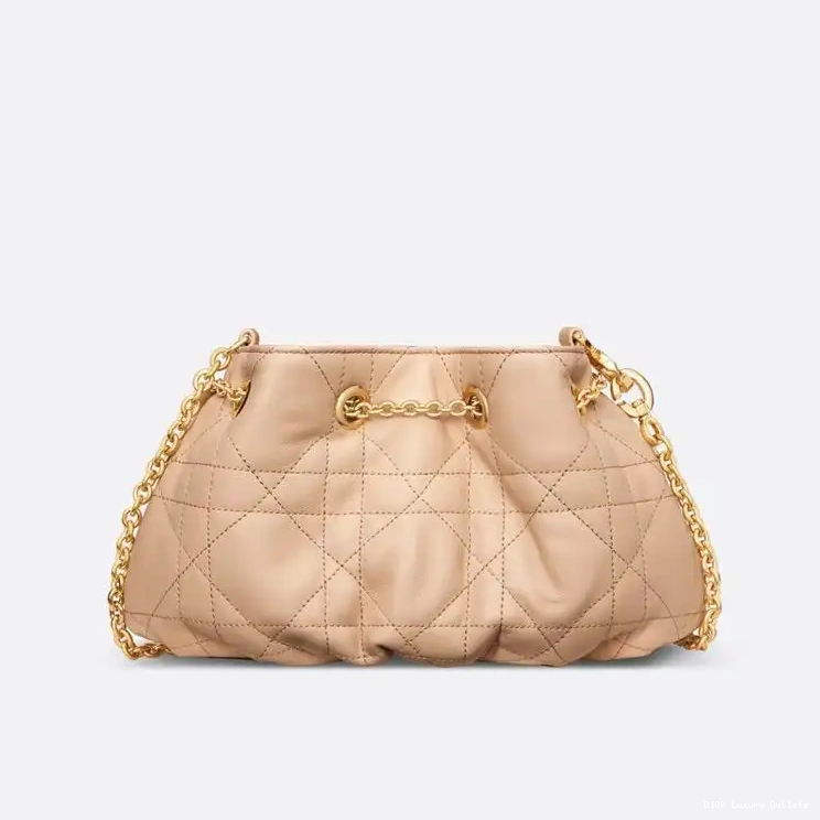 Cheap Small Bag Dior Macrocannage Pink Ammi Lambskin 0415 Luxury